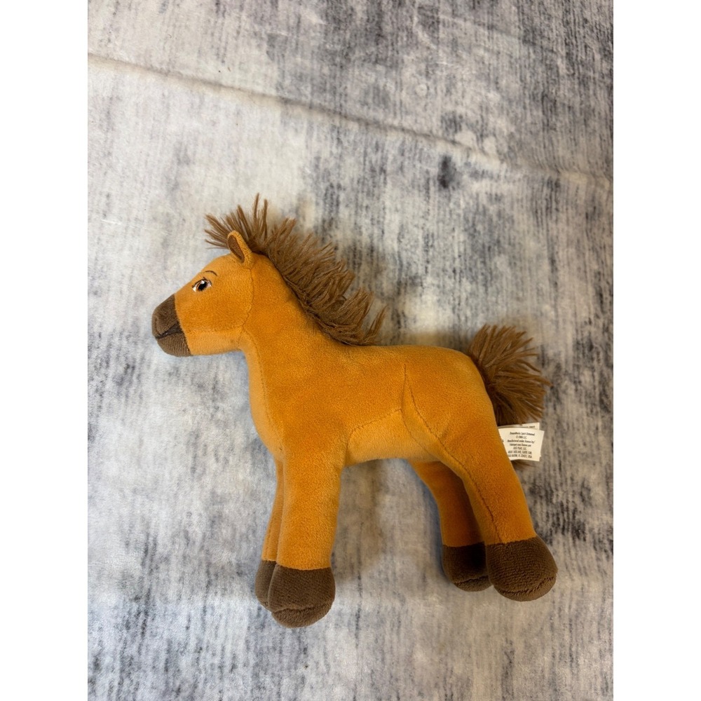 DreamWorks Spirit Untamed Plush Horse Stuffed Animal Just Play Tan 8 inch